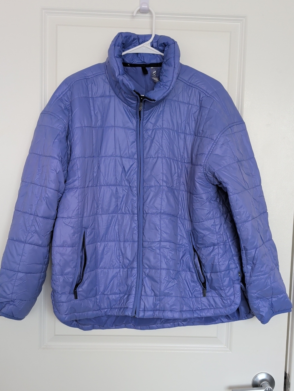 Lou & Grey Quilted Puffer Jacket in Periwinkle